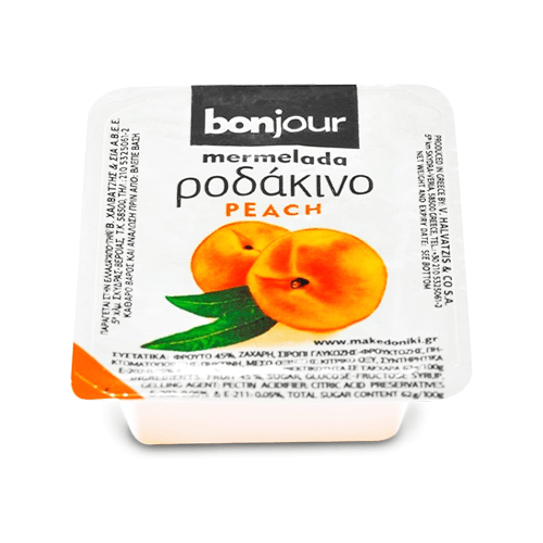 Μαρμελάδα Bonjour Ροδάκινο 20gr