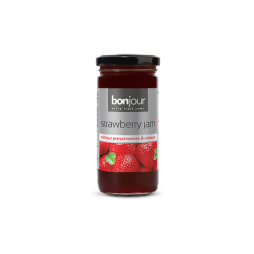 Μαρμελάδα Bonjour σε βάζο 290g Φράουλα
