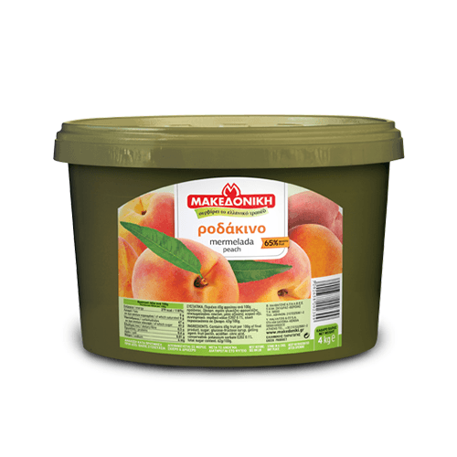 Μαρμελάδα Ροδάκινο 65% Φρούτο 4kg