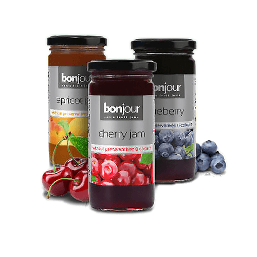 Μαρμελάδες Bonjour 290gr