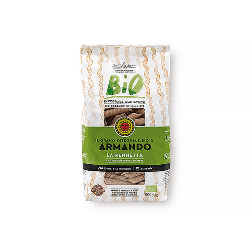 Penne Ολικής Άλεσης BIO Al Bronzo Ιταλίας 500gr